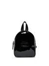 Diesel Debossed-logo Backpack In Black