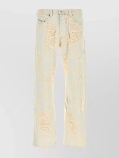 Diesel Deeper Distressed Denim Trousers In Blue