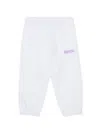 Diesel Pantaloni Jogger In Felpa Con Logo Degradé In White