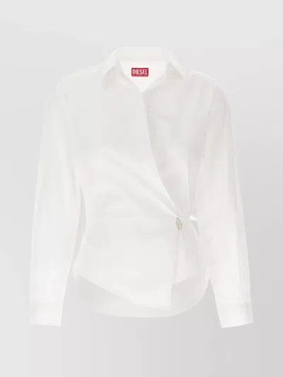 DIESEL 'DELPHI' SHIRT WITH ADJUSTABLE WAIST TIE