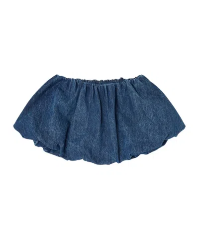 Diesel De-muj-fsj2 Balloon Mini Skirt In Blue