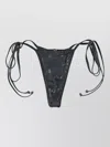Diesel Demy-utlt Metallic Adjustable Bikini Bottom In Multi
