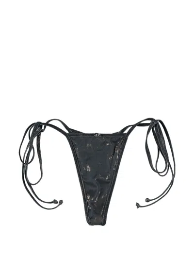 DIESEL DEMY TIE-DETAIL BIKINI BOTTOM