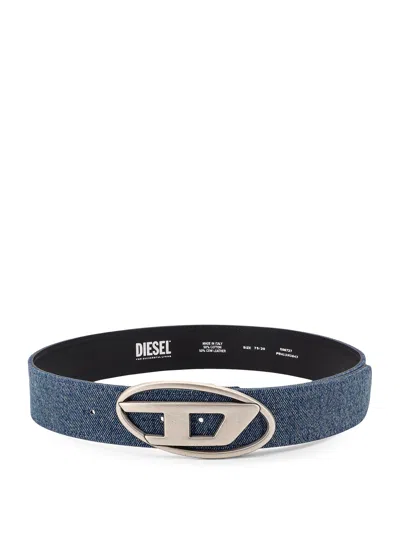 Diesel Denim Belt With Logo