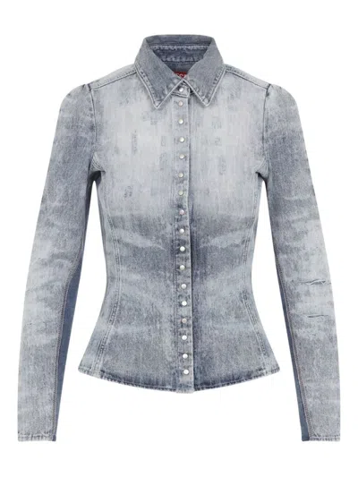 DIESEL DIESEL DENIM COTTON SHIRT