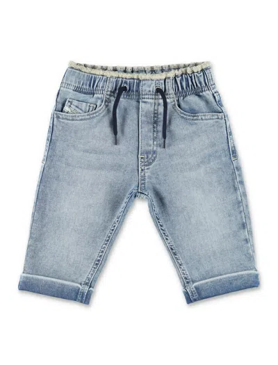 Diesel Babies'  Denim D-marcie-b Jeans For Kids In Blue