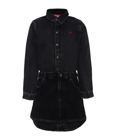 Diesel Denim Dress In Blue