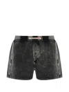 Diesel Denim Effect Boxers In Black