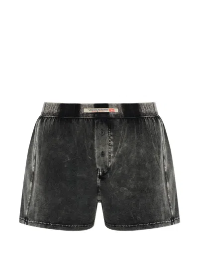 Diesel Denim Effect Boxers In Black