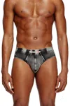 Diesel Denim-effect Stretch-cotton Briefs