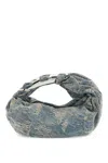 Diesel Denim Grab-d Hobo Shopping Bag In Pattern