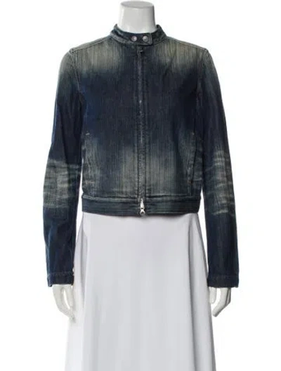 Pre-owned Diesel Denim Jacket In Blue
