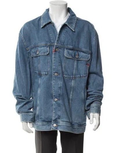 Pre-owned Diesel Denim Jacket In Blue