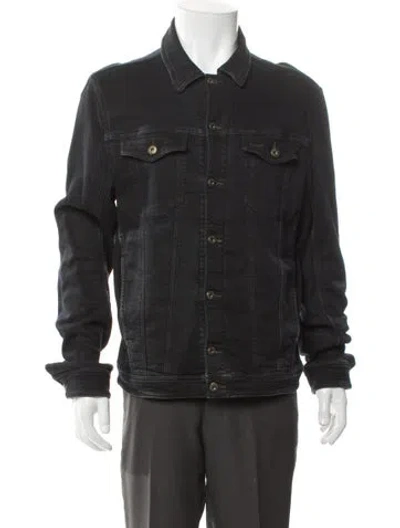 Pre-owned Diesel Denim Jacket In Gray