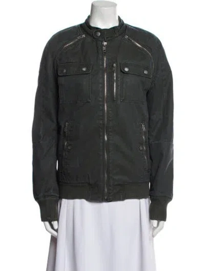 Pre-owned Diesel Denim Jacket In Green