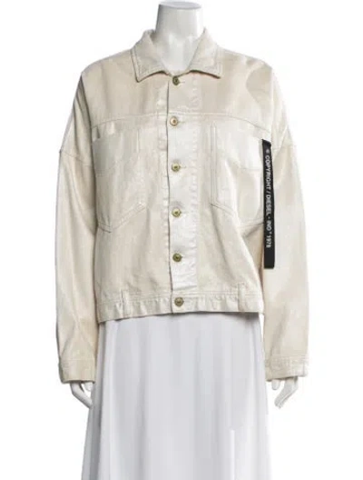 Pre-owned Diesel Denim Jacket In Neutrals