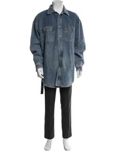 Pre-owned Diesel Denim Jacket W/ Tags In Blue
