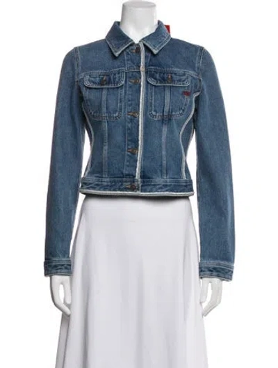 Pre-owned Diesel Denim Jacket W/ Tags In Blue