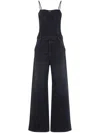 Diesel De-vors Denim Jumpsuit In Black