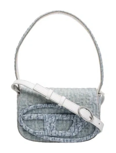 Pre-owned Diesel Denim Messenger Bag In Blue