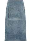 Diesel Megan Distressed High-waisted Long Skirt