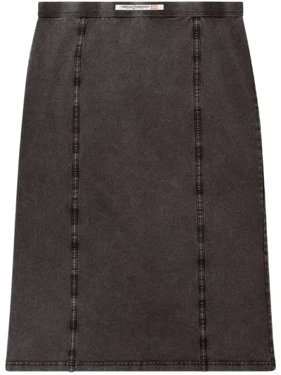 DIESEL DIESEL DENIM MIDI SKIRT
