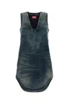 Diesel Light Blue De-laris Mini Dress In Blue