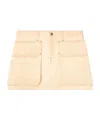 Diesel Denim Miniskirt In Nude