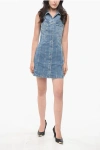 Diesel De Lulu Denim Minidress In Blue