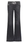 Diesel Cotton Jeans With Metal Oval-d Logo