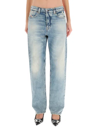 DIESEL DENIM REGULAR MID RISE JEANS