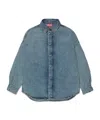 Diesel Denim Shirt In Animal Print