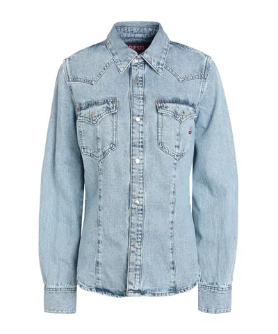 Diesel Denim Shirt In Blue