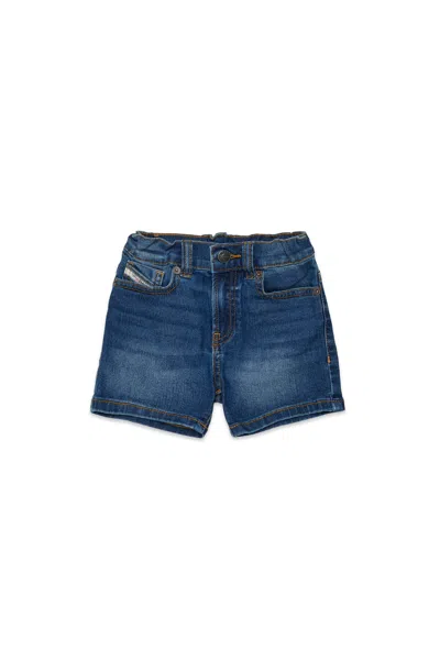 Diesel Kids' Denim Shorts In Blue