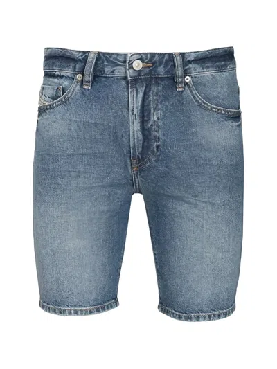 Diesel Denim Shorts In Blue
