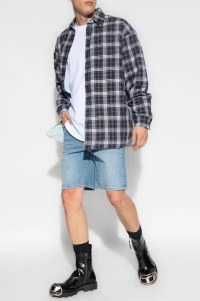 Diesel Denim Shorts In Blue