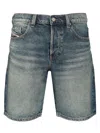 Diesel Denim Shorts Trousers Light Blue