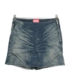 Diesel Denim Shorts With Belt Loops In Blue