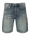 Diesel Denim Shorts Trousers Light Blue In Light Blue