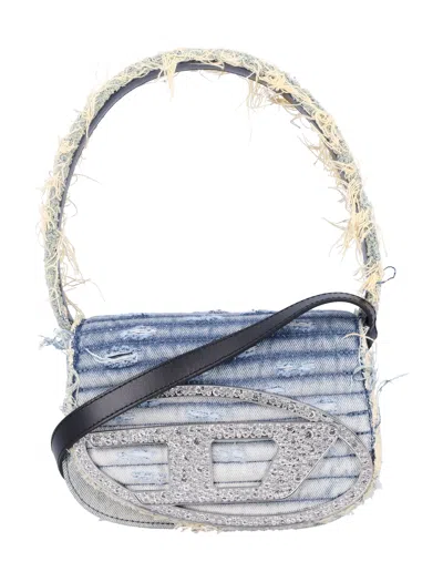 DIESEL DIESEL DENIM SHOULDER BAG