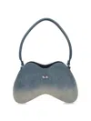 Diesel Denim Shoulder Bag With Double-d Shape