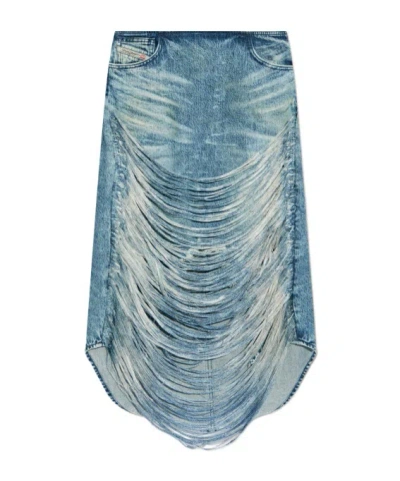 Diesel Denim Skirt In Blue