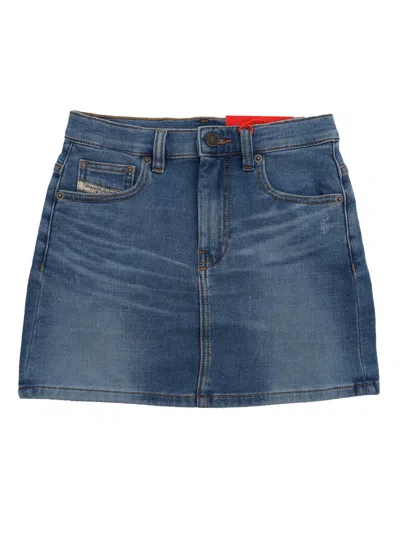 Diesel Denim Skirt In Multi