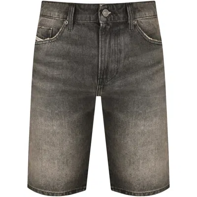 Diesel Denim Shorts In Grey