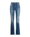 Diesel Denim Stretch Boot-shaped Pants In Blue