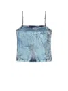 Diesel Denim Top With Frontal Monogram