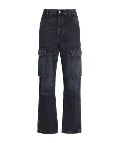 Diesel Denim Trousers In Black
