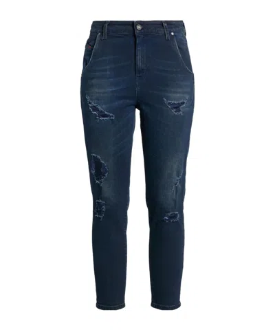 Diesel Denim Trousers In Black