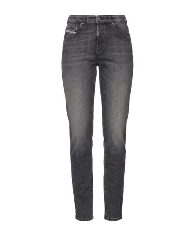 Diesel Denim Trousers In Gray