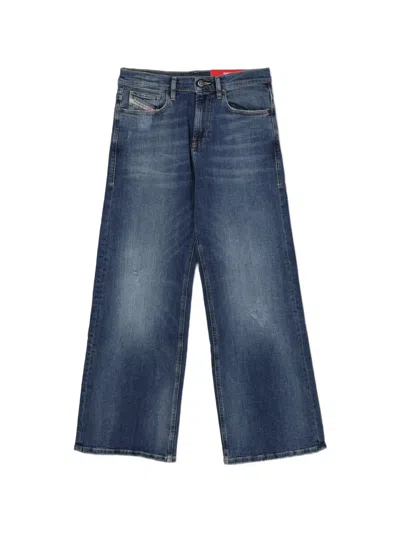 Diesel Kids' Denim Trousers In Blue